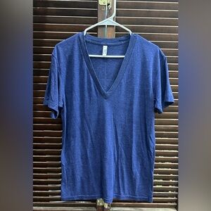 American Apparel 50/25/25 V Neck T-Shirt